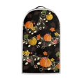 thumbnail image 1 of Suhoaziia Home Blender Cover for Kitchen,Easy to Clean Fall Maple Leaf Pumpkin Mixers Protector,Anti Greasy Snail Notes Thanksgiving Black Coffee Machine Dust Cover, 1 of 6