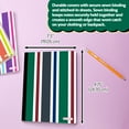 thumbnail image 3 of BAZIC Stripes Composition Book College Ruled 100 Sheet, Assorted Color, 6-Pack, 3 of 7