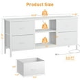 thumbnail image 5 of GIKPAL Dresser TV Stand, White Dressers for Bedroom TV Stand 4 Drawers with Power Outlet for 50" TV Chest of Drawers for Living Room, 5 of 10