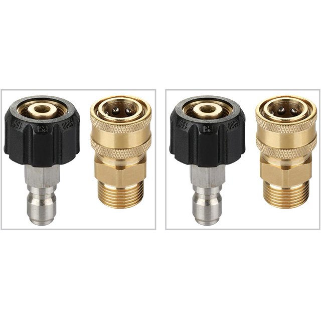Adaptador de Accesorios CAIROYAR Lavadora de Alta Presión Conexión Rápida 1/4