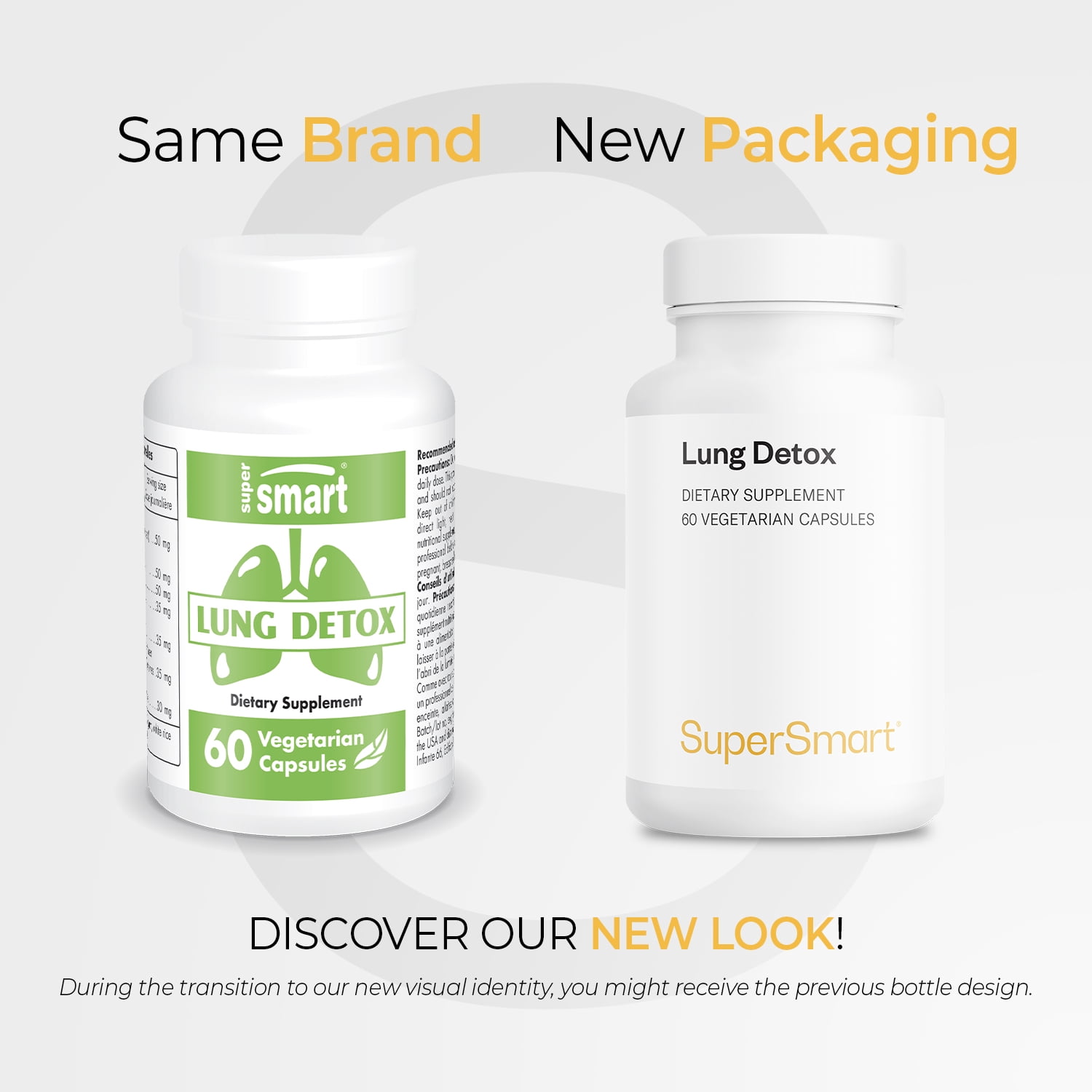 SuperSmart - Lung Detox - with Quercetin & Bromelain - Advanced Formula | Non-GMO & Gluten Free - 60 Vegetarian Capsules
