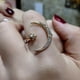 thumbnail image 3 of Anillos para mujer, regalos para mujeres y niñas, anillos de moda, diseño creativo con apertura de estrella, joyería de regalo, anillos para mujer, 3 of 4