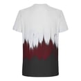 thumbnail image 3 of Styesk T-Shirts pour Homme Imprimé Col Rond Mode Décontractée Manches Courtes Blouses, 3 of 4