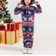 thumbnail image 5 of Pijama Navideño Conjunto Familiar Pijama Unisex de una Pieza Mono Pijama con Capucha Y Cremallera ANGGREK  Otros, 5 of 6