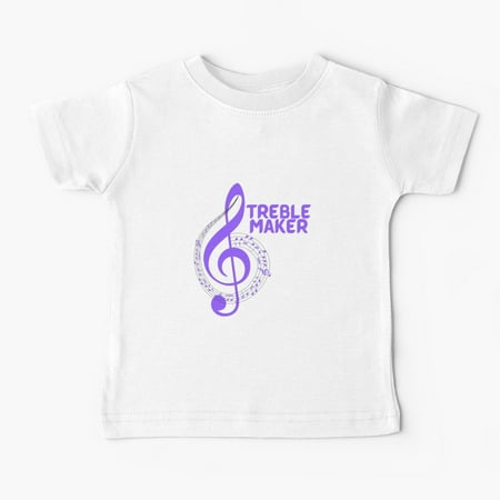 Bella Canvas Music Note Baby Treble Maker One Piece Onepiece Romper Top Tee Baby T-Shirt