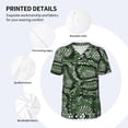 thumbnail image 4 of Daiia Green Snakeskin Mens Baseball Jersey Button Down Shirts Short Sleeve Sports Uniforms-Small, 4 of 9