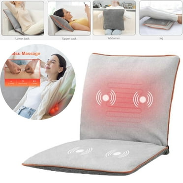 Massage Mat Pad with Heat,Heated Back Massage Pad Mat, Foldable Back Massage Chair Pad with Adjustable Intensity, Shiatsu Back Massager with Heat, Christmas,Birthday gifts
