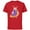 Red, variant on Disney Tangled Princess Rapunzel Holiday - Short Sleeve Cotton T-Shirt for Adults - Customized-Black