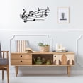 thumbnail image 4 of Wosthever Paredes artísticas de madera con notas musicales, obra maestra artística, silueta musical, colgante de pared, regalo resistente Decoración del hogar, 4 of 6