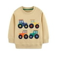 thumbnail image 3 of Tiijoy Toddler Boys Sweatshirt Car Graphic Print Long Sleeve Pullover Top, Sizes 2-3, 3 of 6