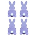 thumbnail image 2 of Soportes para cubiertos de Pascua, organizador de utensilios, envolturas para cubiertos, bolsillos reutilizables para cubiertos, bolsa para cubiertos Púrpura Macarena Porta cubiertos, 2 of 6
