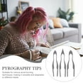 thumbnail image 2 of Toyvian 3pcs Wood Burning Tips Pyrography Tips Wooden Burning Wire Nibs Pyrography Wire Pen Nibs, 2 of 10