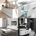 thumbnail image 3 of Shiny White Wallpaper Peel And Stick Wallpaper Glossy Self Adhesive Removable Wallpaper,23.6" X 236"waterproof, 3 of 3