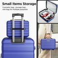 Famistar 4 Piece Luggage Sets ABS Hard Shell Hardside with TSA Lock