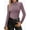 Deep Purple, variant on MOYIKO Mock Turtleneck Long Sleeve Shirts for Women Fitted Thermal Undershirts Lightweight Trendy Tops