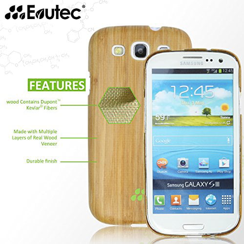 Gom Knipperen Pornografie For Samsung Galaxy S3 Case, Evutec Wood S 0.04" Ultra Thin Slim/Fibre  DuPont FSC Certified Farm Wood/Made with real Wood Veneer/Drop  Protection/Naturally Sleek Snap Case Cover - Bamboo - Walmart.com