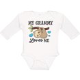 thumbnail image 3 of Inktastic My Grammy Loves Me with Sloth and Hearts Boys or Girls Long Sleeve Baby Bodysuit, 3 of 5