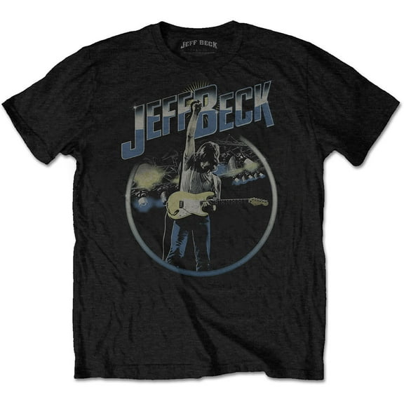Jeff Beck Unisex T-Shirt Circle Stage (Small)