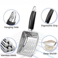 thumbnail image 6 of Stainless Steel Cat Litter Scoop with Rubber Handle Metal Kitty Scooper Sturdy Mesh Scooper Litter Filter Pet Cleaning Tools, 6 of 9