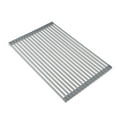 thumbnail image 2 of Edge Roll Up Over The Sink Multi-Purpose Kitchen Dish Drainer Drying Rack, Foldable (Gray, Large - 17" x 13.1"), 2 of 8