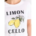 thumbnail image 2 of Free Assembly Women's and Women's Plus Cropped Cotton Graphic Tee with Short Sleeves, Sizes XS-4X, 2 of 5