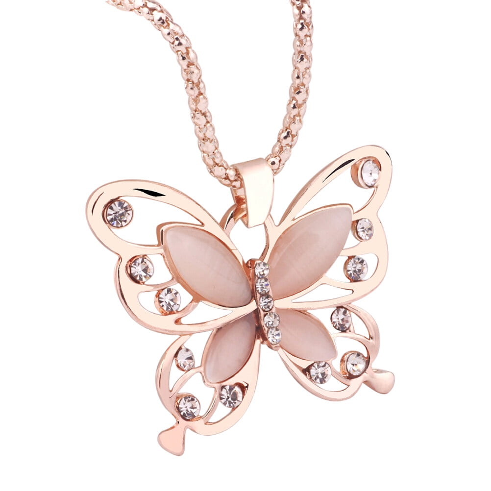 OUNONA Women s Alloy Necklace with Sparkling Rhinestone Pendant Elegant Jewelry for Special Occasions and Daily Wear
