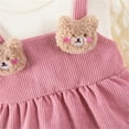 thumbnail image 6 of XEGLSBU Girls Dresses 4T Long Sleeve Toddler Kids Baby Girls Long Sleeve Soild Bear Casual Princess Dress Dresses for Girls 6-7T Size 18-24 Months, 6 of 6