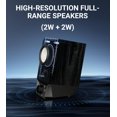 thumbnail image 2 of Edifier R19BT 2.0 PC Speaker System with Wooden Cabinet Bluetooth 5.3 Full Stereo Sound Strong Bass Volume Control 3.5mm Input/USB-A Sound Card for Computer/TV/Smartphone/Tablet - Black, 2 of 5
