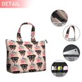 thumbnail image 2 of Rottweiler and Pioneer Flower Travel Tote Bags for Women Carry On,Large Weekender Bags for Women Travel,Multi Functional Duffle Bag for Work,Shopping,Sports, 2 of 5