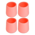 thumbnail image 1 of Unique Bargains 4 Pcs Silicone Fishing Rod Butt Cushion Protector Cap, Small, Pink, 1 of 7