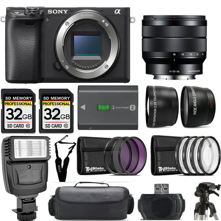 Sony A6400 Camera and Sony FE 24-105mm F4 G OSS Lens