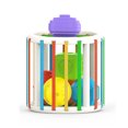 thumbnail image 2 of Gwong Juguete 1 set Cube Toy Multicolor Color Color Reconocimiento de plástico Cubo de entrenamiento de juguete de escritorio para regalo de cumpleaños Gwong 30011214, 2 of 6