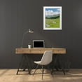 thumbnail image 3 of Zwick, Martin 25x32 White Modern Wood Framed Museum Art Print Titled - Horses on summer pasture The Suusamyr plain-a high valley in Tien Shan Mountains-Kyrgyzstan, 3 of 4