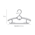 thumbnail image 3 of Perchas Retráctiles De Plástico Multifuncional Perchero De Ropa De Viaje Portátil Perchas De Ropa Retráctiles Con Clips Para Ropa De Bebé Uso En Interiores Y Exteriores Monstrate HA028460-02, 3 of 5