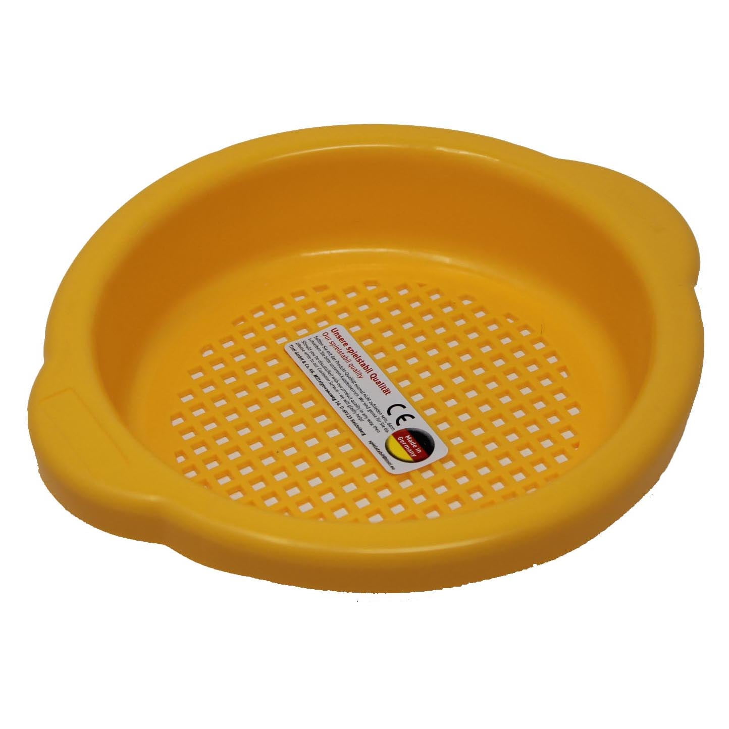 Red , Blue , Yellow Set for Beach Play Large Sand Sieves Meejaa 3pcs Beach Sand Sifter Sieves Sets