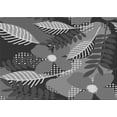 thumbnail image 1 of Ahgly Company Machine Washable Indoor Rectangle Transitional Black Area Rugs, 8' x 12', 1 of 7