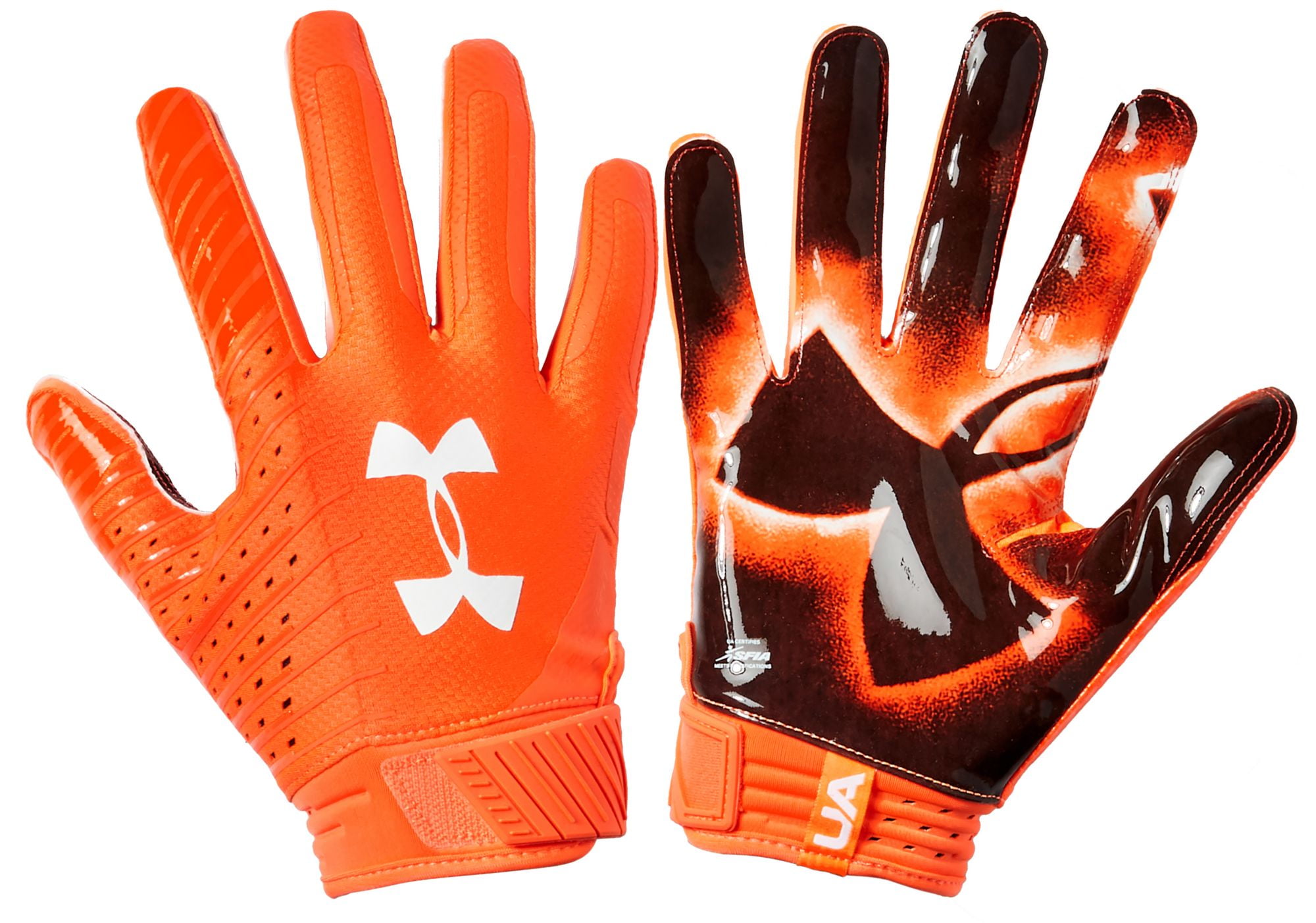 under armour orange gloves