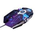 thumbnail image 1 of Youkk Backlit Gaming Mouse Frosted Skid-proof Computer Laptop Mice Sensitive Button, 1 of 6
