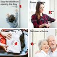 thumbnail image 2 of YQHWQ Dormitory Essential Lock Portable Door Lock Safety for Home Security Travel Door Lock Pieces 2 Pieces, 2 of 5