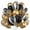 Black, variant on 30 Pcs/Pack Birthday Party Balloon Festive Ribbon Emulsion Colorful Happy Festival Balloon Arch Set Wedding Decor