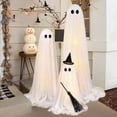 thumbnail image 3 of Halloween Ghost, 3 Pack Outdoor Yard and Front Porch Ghost Decor with Remote Control String Lights for Indoor Party and Seasonal Home Display Enyisa, 3 of 5