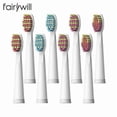 thumbnail image 1 of Electric Toothbrush Replacement Heads 4pcs-FW-04*2-white, 1 of 5
