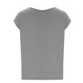 thumbnail image 5 of BadyminCSL Womens Casual Loose Soft Cap Sleeve Solid Color T-Shirt Blouse Tops, 5 of 8