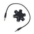 thumbnail image 4 of 3.5mm Audio Splitter Headset Accessory Universal Converter Equipment Durable Earphone Cable Earphone Adapter Connect Device Adapting Accessories black, 4 of 7