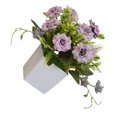 thumbnail image 4 of Artificial Potted Flower Lifelike Fake Cloth Flower Plastic Flowerpot Simulation Floral Decor  Red, 4 of 7