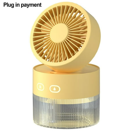 

Goodhd Fan usb small fan desktop fan can be folded spray humidification cold wind