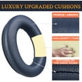 thumbnail image 3 of SOULWIT Lambskin Earpads Replacement for Bose QuietComfort 45 (QC45)/QuietComfort SE (QC SE)/New Quiet Comfort Wireless Over-Ear Headphones, Ear Pads Cushions with High Density Foam - Brilliant Blue, 3 of 4