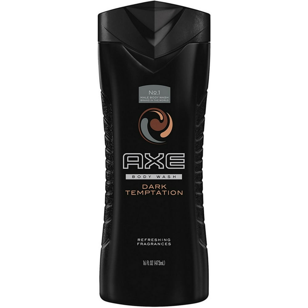 4 Pack Axe Shower Gel, Dark Temptation 16 oz