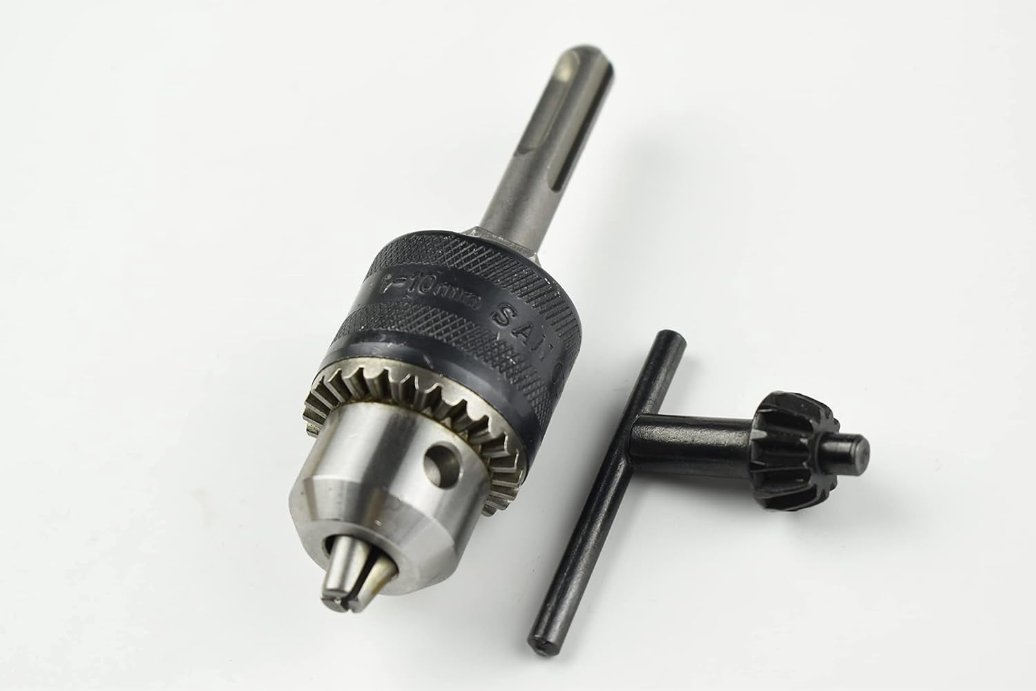 CHANCS 3/8-24UNF 1.5mm-10mm Drill Chucks Key SDS Electric Hammer Round Shank Drill Bits for Electric Impact Corded Cordless Drill