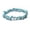 blue turquoise, variant on Crystal Irregular Natural Stone Beads Chip Jewelry Amethyst Aquamarine Wristband Bangles for Women